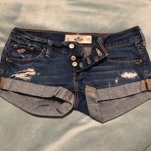 Hollister jean shorts